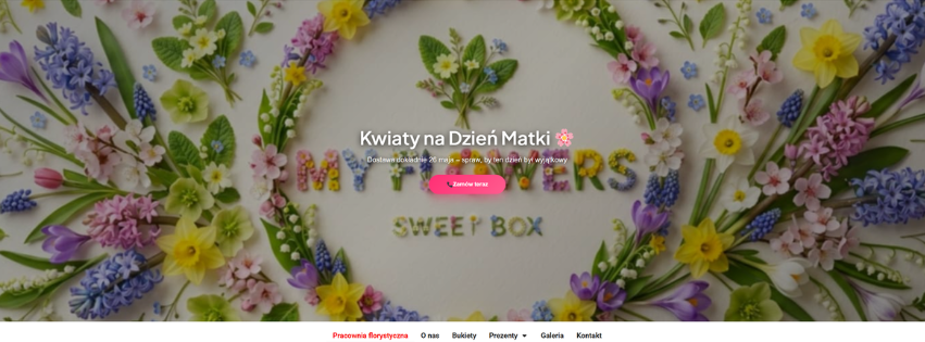 My Flowers - realizacja strony internetowej